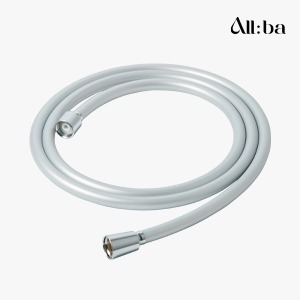 All:ba Silicone Shower Hose Classic Line Imperial Silver